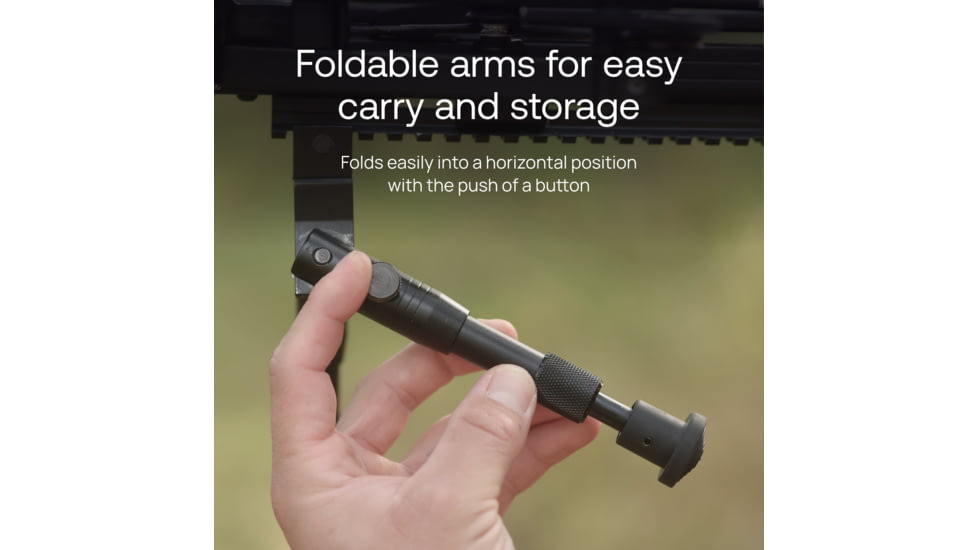 MIGHTY TACTICAL BP-01 Bipod, 6.2-6.7in Height Range, MT-BP-01