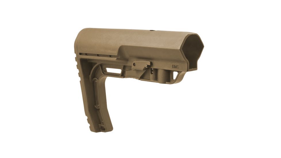 Mission First Tactical Battlelink Minimalist Stock Military For Mil Spec Size 1.148 Diameter Receiver Extensions Flat Dark Earth