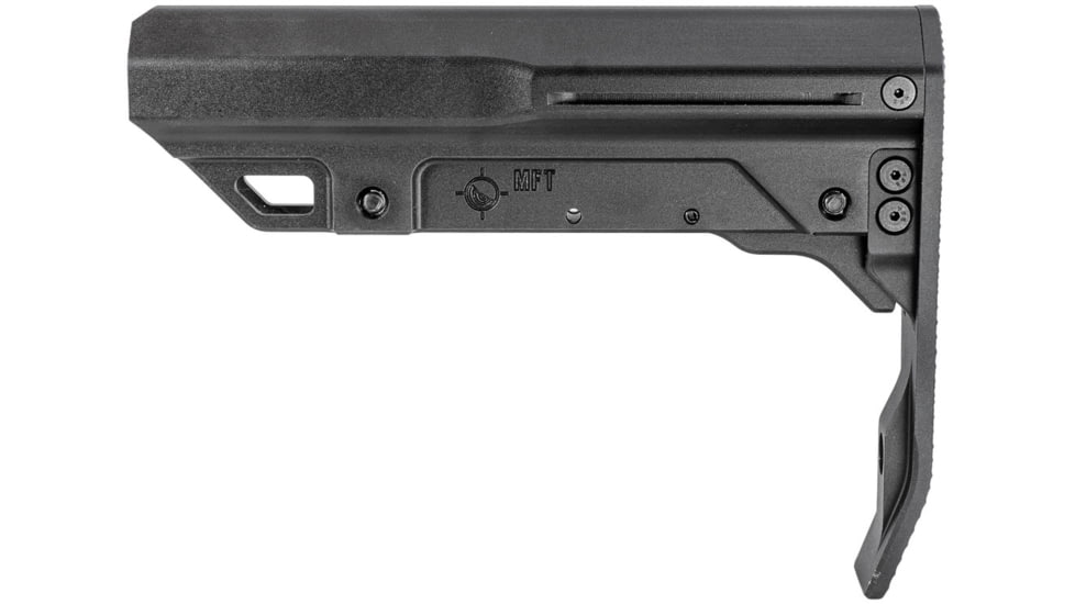 Mission First Tactical Battlelink Minimalist Mil-Spec Stock for AR-15, Black, Aluminum, BMSMIL-MTL-BL