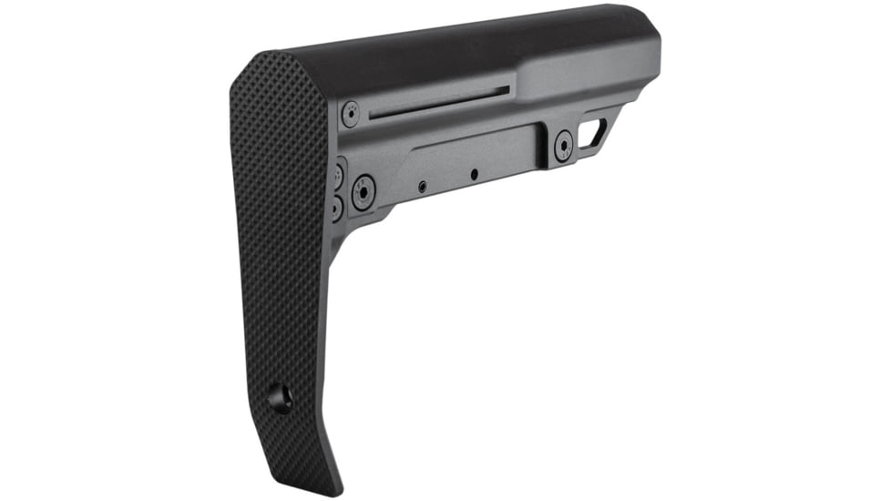 Mission First Tactical Battlelink Minimalist Mil-Spec Stock for AR-15, Black, Aluminum, BMSMIL-MTL-BL