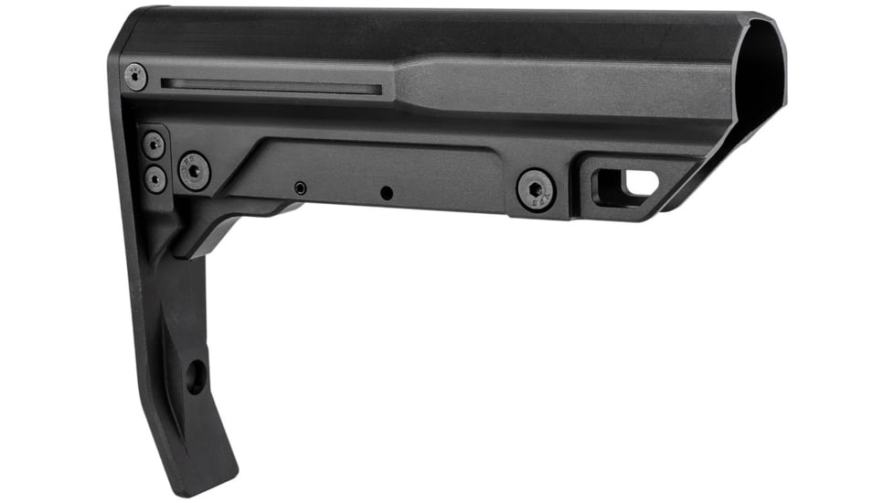Mission First Tactical Battlelink Minimalist Mil-Spec Stock for AR-15, Black, Aluminum, BMSMIL-MTL-BL