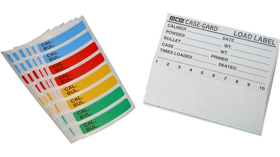 MTM 50 Pack Reloading Labels LL1