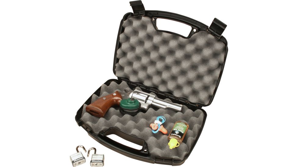 MTM Black Single Handgun Case Up To 6 Barrel 80740