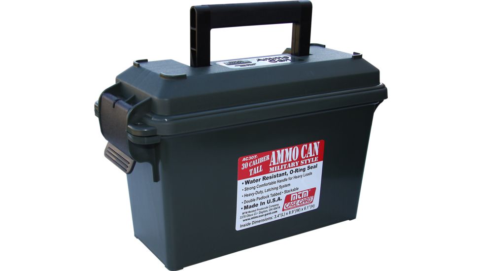 MTM Military Style Ammo Cans Tall .30 Caliber Forest Green AC30T-11