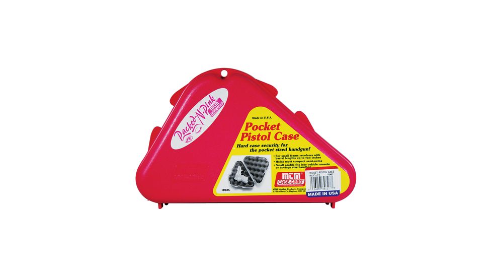 MTM Packed-N-Pink Single Pocket Pistol Case