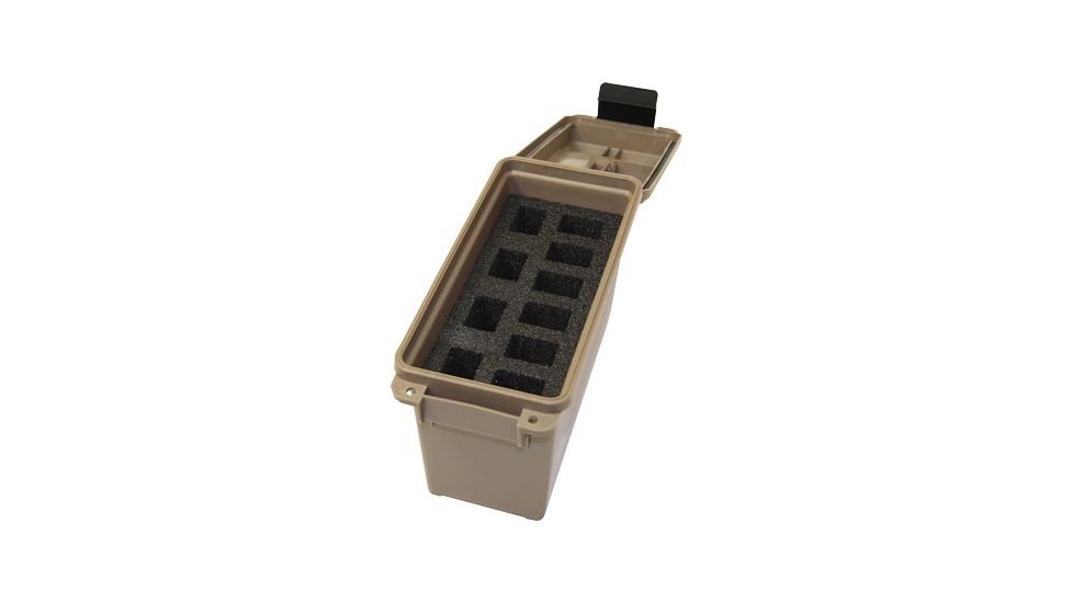MTM Tactical Magazine Can Holds Ten Double Stack Handgun Magazines Dark Earth