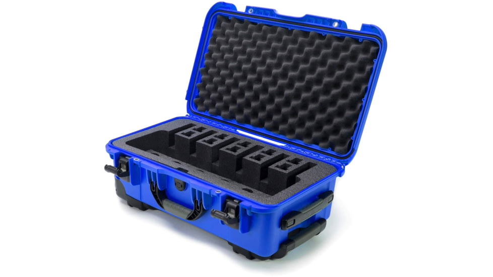 Nanuk 935 6UP Hard Pistol Case w/ 6 UP Pistol Foam, 22in, Blue, 935S-080BL-0A0-16708