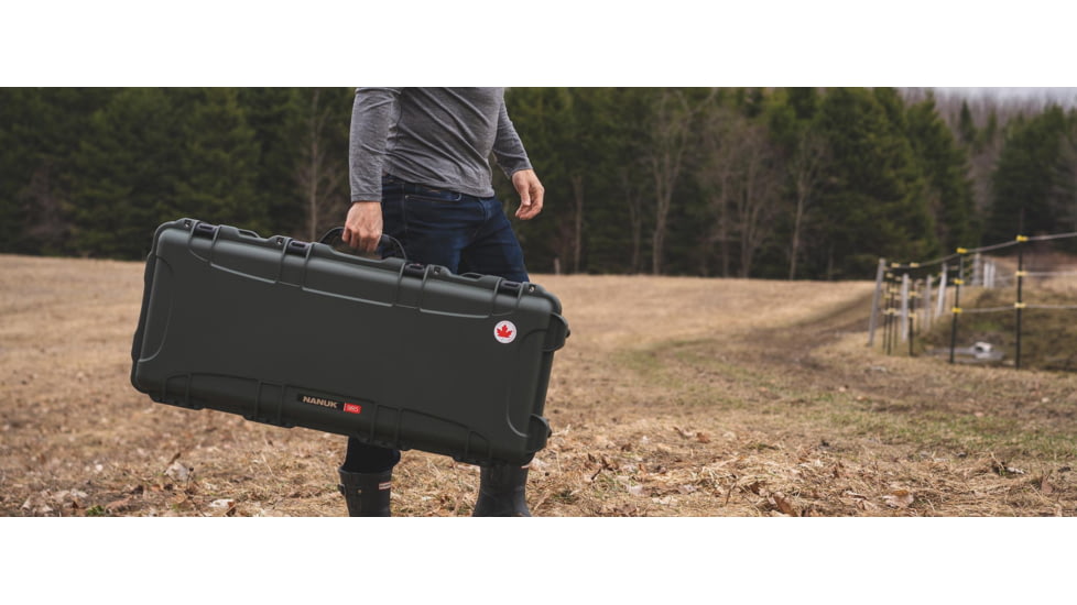 Nanuk 985 Hard Gun Case w/ Foam, 39.7in, Black, 985S-011BK-0A0