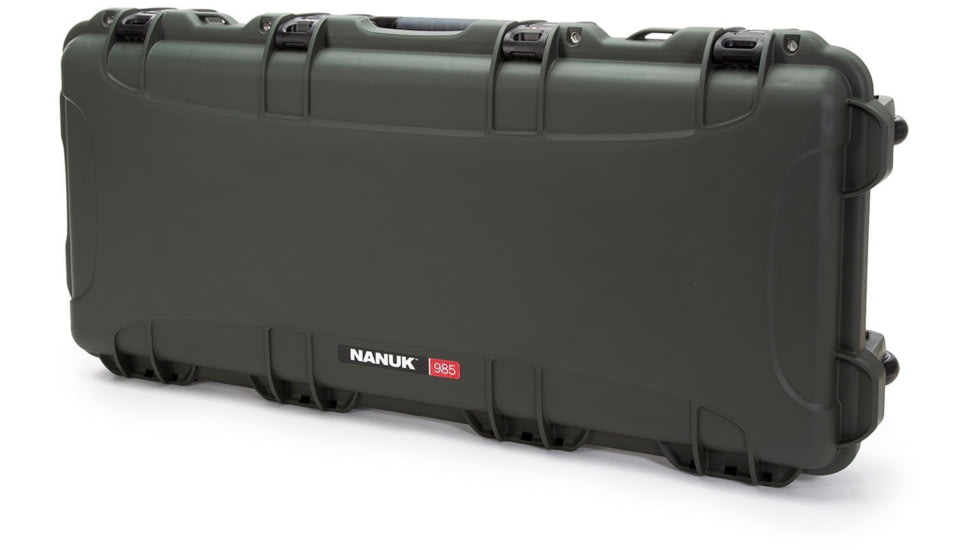 Nanuk 985 Hard Gun Case w/ Foam, 39.7in, Olive, 985S-011OL-0A0