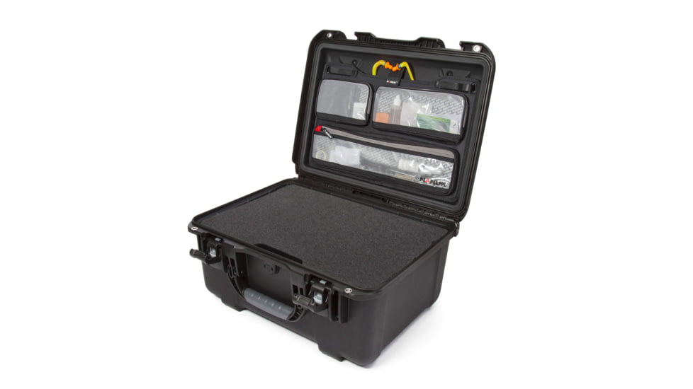 Nanuk Case 933 w/Lid Org, Black, Large, 933S-070BK-0A0-21021