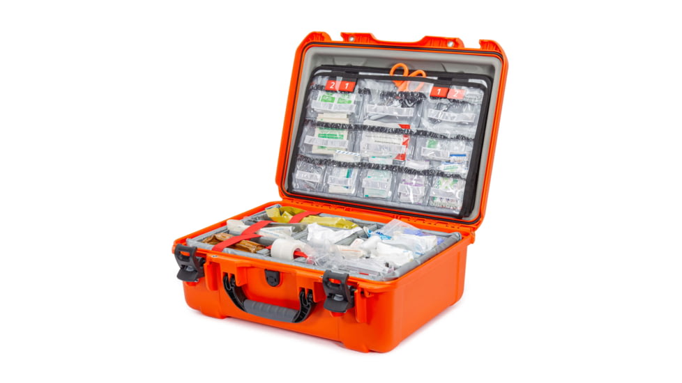 Nanuk Case 940 w/lid org. EMS - w/divider EMS - Orange, 940S-120OR-0A0