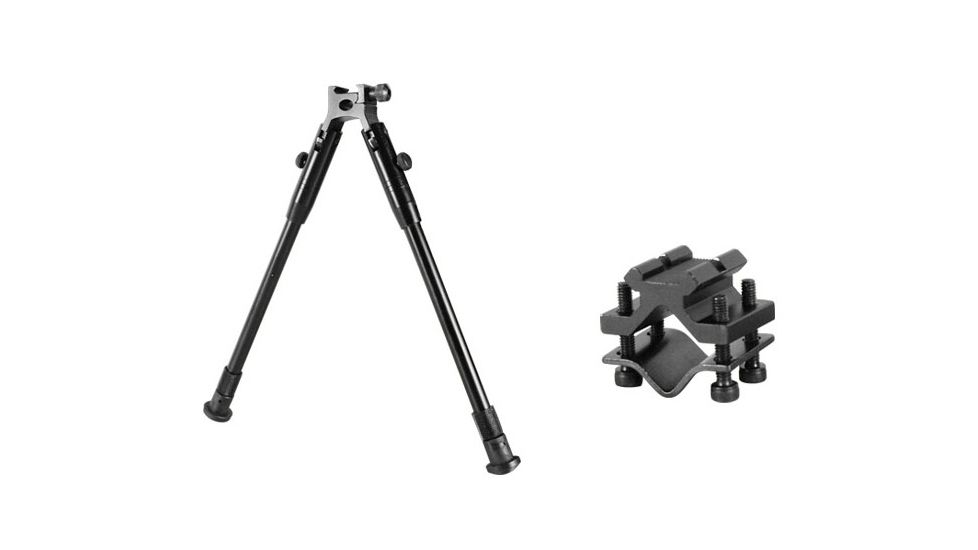 NcStar Compact Stream Line Bipod With Weaver Style Mount/Black ABWS