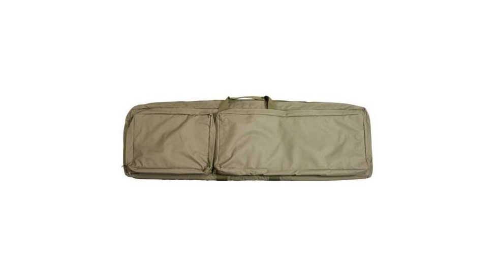 VISM Double Rifle Case w/ PALS Webbing, Pistols Compartment, Tan CVDR2914T