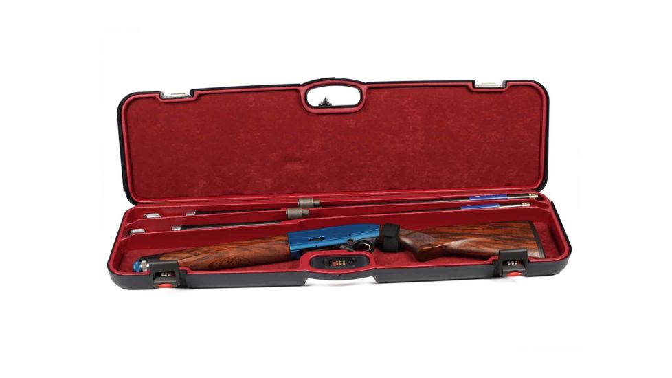 Negrini Combo Case Auto/Pump Shotgun Hard Case, Up to 36in Barrel, Navy/Bordeaux 1603IA-2C/5170