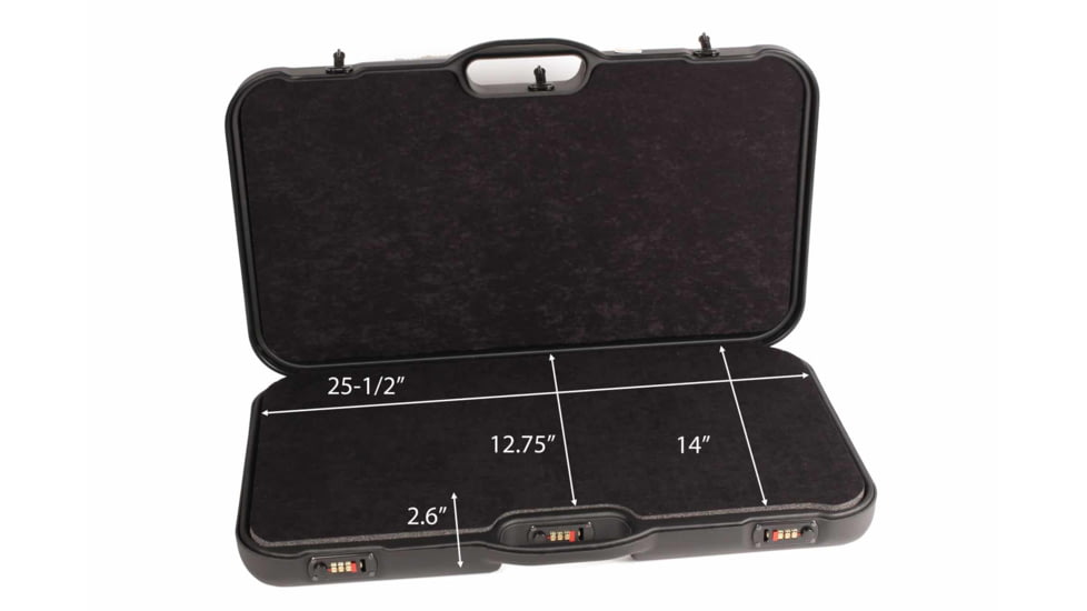 Negrini Compact Carbine Case, Black/Black Interior, MOD.8R-TAC/4823