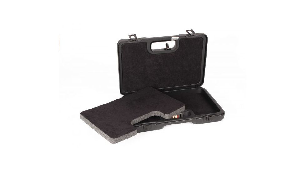 Negrini Compact Handgun Case, 1 Gun, Black/Black, L15.25in x W10.375in x D3in 2023UTS/4839