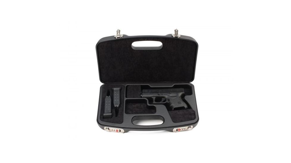 Negrini Dedicated GLOCK Style Handgun Case, Black/Black, L13.75in x W8.25in x D3.875in 2028SR/5511