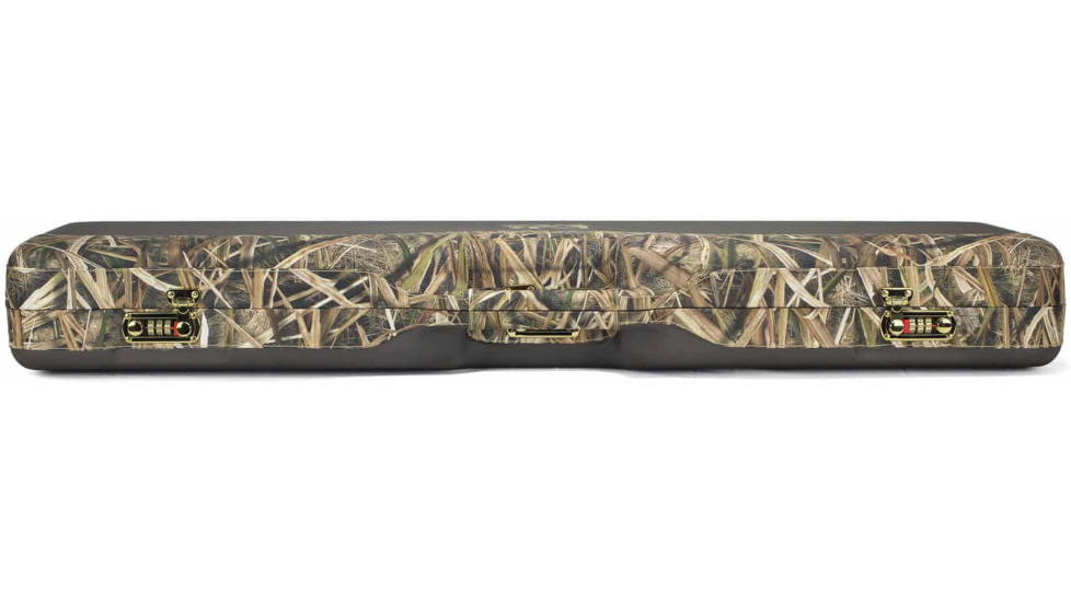 Negrini Duck Ruckus Two Shotgun Travel Case, 37.5in, Mossy Oak Shadow Grass, 1677LXP/6572