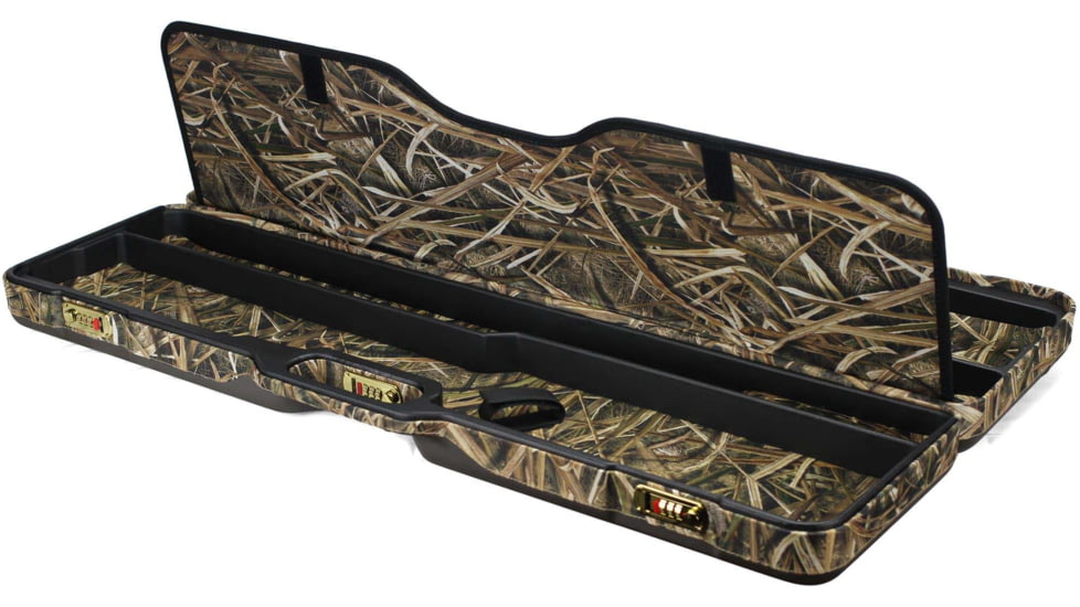 Negrini Duck Ruckus Two Shotgun Travel Case, 37.5in, Mossy Oak Shadow Grass, 1677LXP/6572