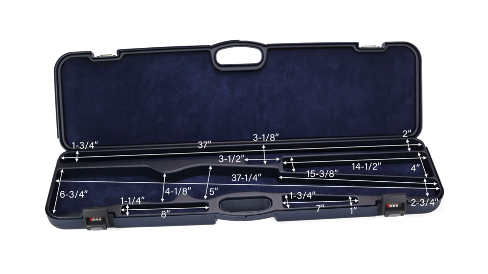 Negrini Hybri-Tech Semi-Auto Beretta/Benelli Replacement Case, Navy/Navy, Semi-Auto Shotgun, 1603IA/6441
