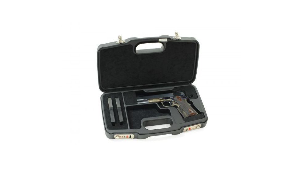Negrini Model 1911 Handgun Case, Black/Black, L15.2in x W8.8in x D3.1in 2018SR/5126