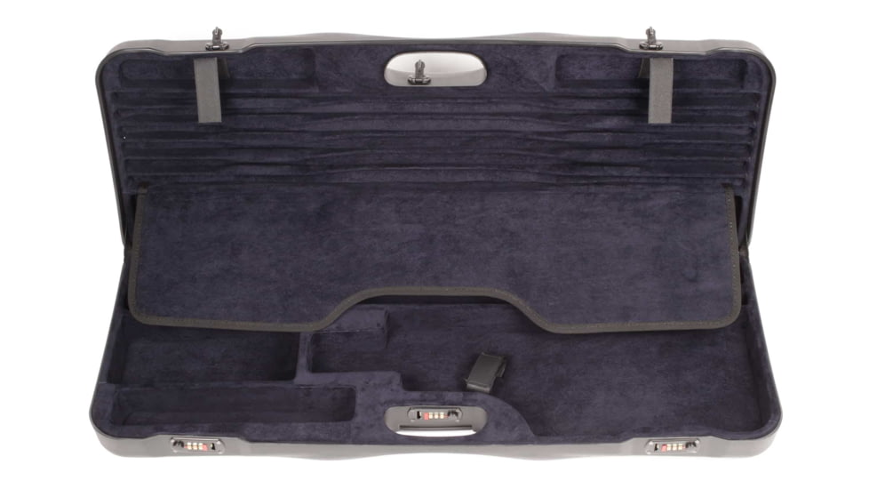 Negrini OU Skeet Two Barrel Shotgun Case + Tube Set, Black/Navy, 1652LR-TUBE/5040