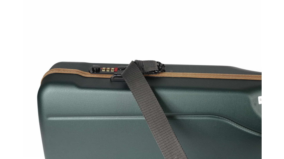 Negrini OU/SxS/Auto/Pump Deluxe UNICASE Luxury Travel Shotgun Case, Green/Brown Interior, 16406LX-UNI/5591