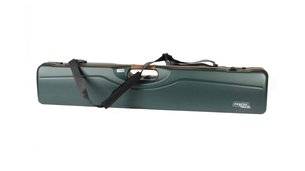 Negrini OU/SxS/Auto/Pump Deluxe UNICASE Luxury Travel Shotgun Case, Green/Brown Interior, 16406LX-UNI/5591