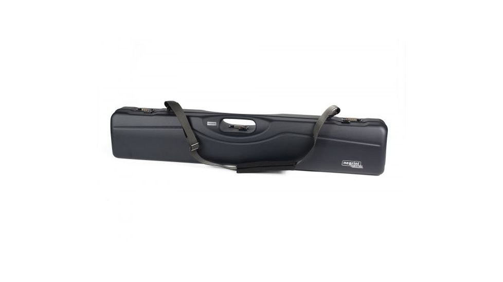 Negrini OU/SxS/Auto/Pump UNICASE Luxury Travel Shotgun Case, Navy Blue/Grey Interior, L37.50in x W7in x D5in 16406LR-UNI/5590