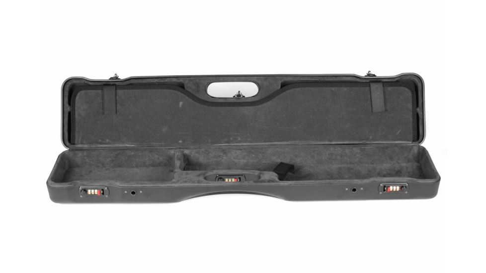 Negrini OU/SXS Ultra-Compact Sporter Shotgun Case, Black/Grey, 16407LR/5664