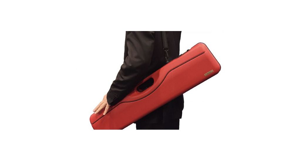 Negrini OU/SxS Uplander Ultra-Compact Hunting Shotgun Case, Black/Blue, L31.89in x W6.89in x D4.72in 16405LR/5541