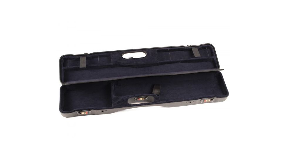 Negrini OU/SxS Uplander Ultra-Compact Hunting Shotgun Case, Black/Blue, L31.89in x W6.89in x D4.72in 16405LR/5541
