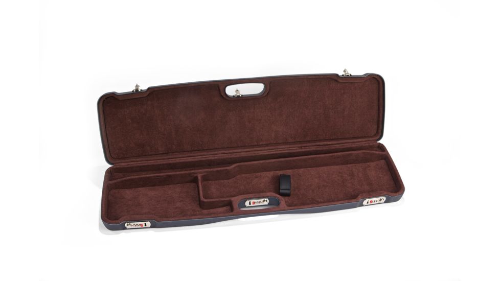 Negrini Shotgun Hard Case,32.7x8.3x2.7in,Barrel 32-3/4in Max,Blue/Brown 1602L/4999
