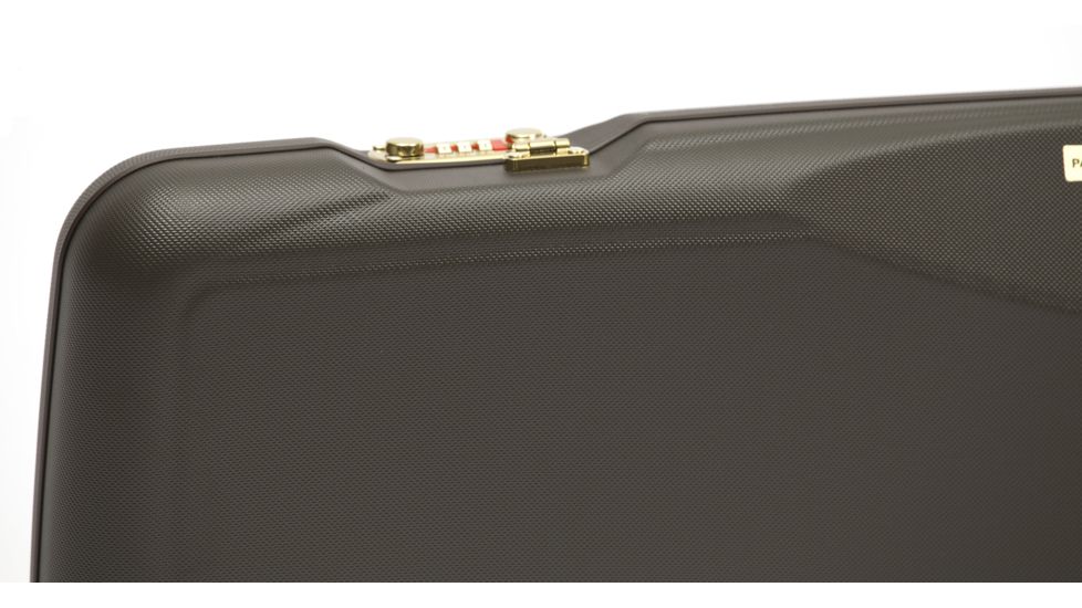 Negrini Shotgun Hard Case,38x10.6x3.5in,Barrel 36-1/2in Max,Brown/Blue 1607SLR/4711
