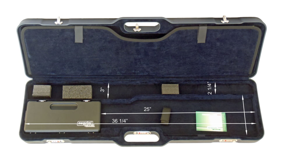 Negrini Transformer 2 Gun Hard Travel Case,37.75x10.6x4.9in,Blue 1677TLR/5044