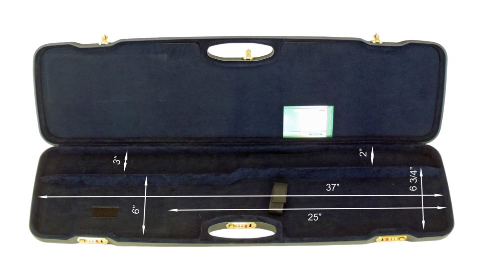Negrini Transformer Shotgun Hard Travel Case,38x10.6x3.5in,Blue 1607TLR/5043