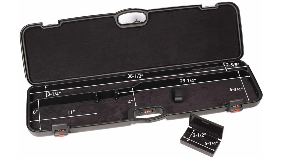 Negrini Unicase Universal Shotgun Hard Case, 37.7x 11.2x 3.3in, Blaze Orange, 819129015327