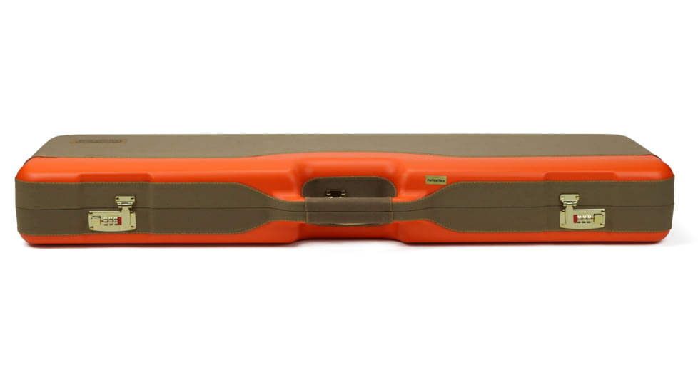 Negrini Wings 2 Semi-Auto Shotgun Travel Case, 37.75x10.6x4.9in, Blaze Orange/Khaki, 819129015280