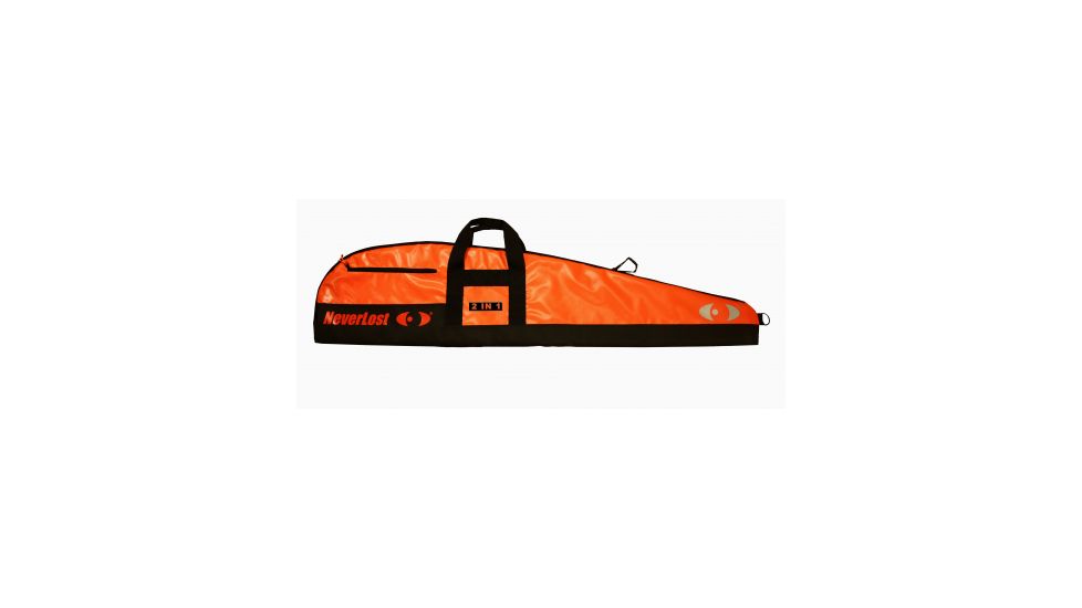 Neverlost Gun Case 2-In-1, Black/Orange 7043
