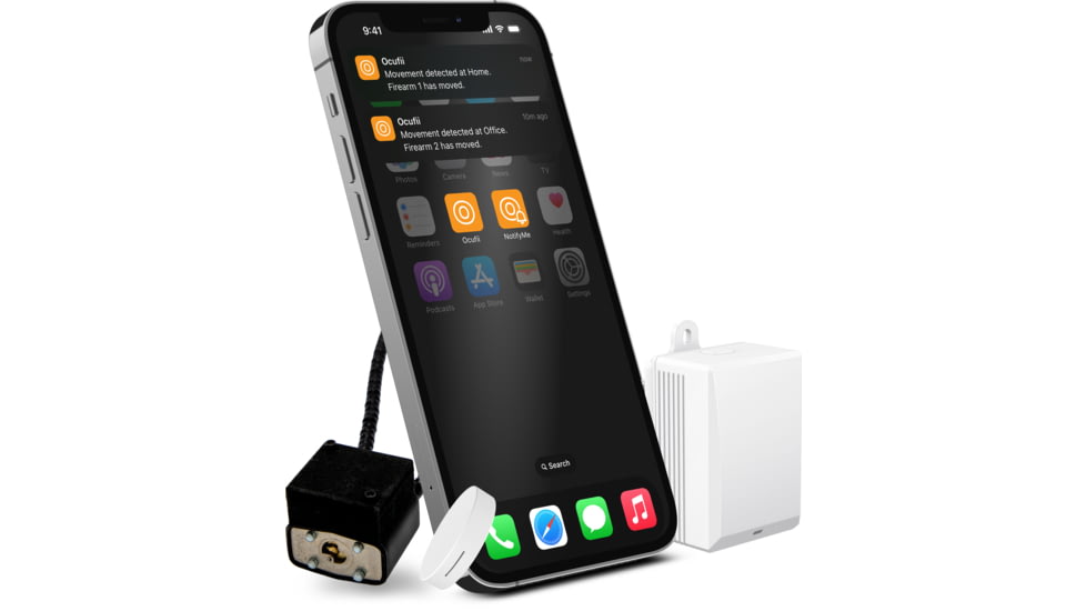 Ocufii TagMe Secure Starter Package with Keyed Smart Trigger Lock, Black, TMS-P1-BLK