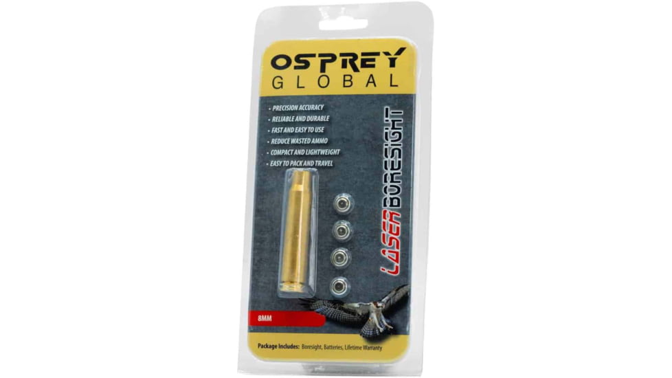 Osprey Global Laser Bore Sight, 8mm, Brass, 8 MM BS