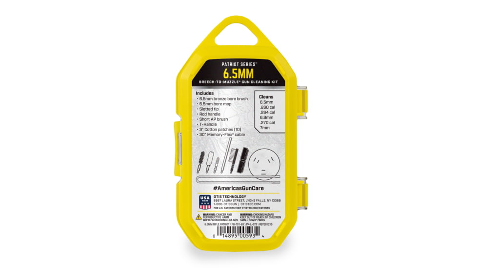Otis Technology 6.5mm Patriot Series Rifle Cleaning Kit, Black, FG-701-65