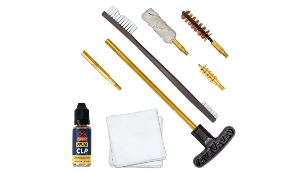 Otis Technology Sectional Rod Pistol Cleaning Kit, 28 Pieces, 9mm/.38/.357 Calibers, FG-SRS-9MM