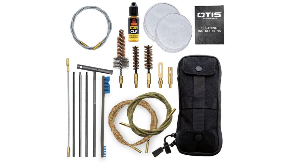 Otis Technology Defender Series Cleaning Kit, 7.62mm/.40 cal, Black, FG-901-7640
