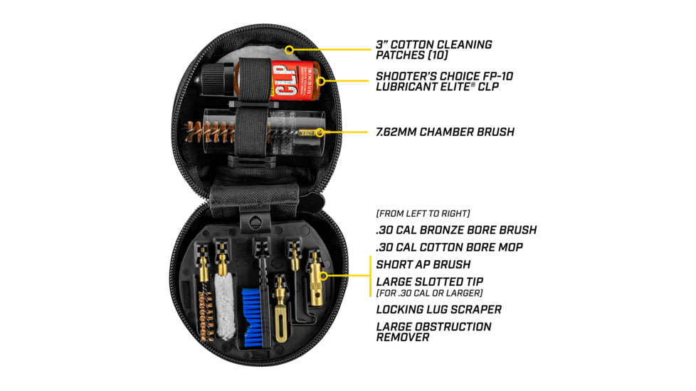 Otis Technology .223/5.56mm MPSR Cleaning Kit, Black