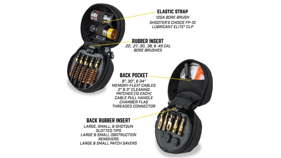 Otis Technology Shooting Bundle - Gun Cleaning w/Eyes, Ears &amp; Targets, FG-NSB-1