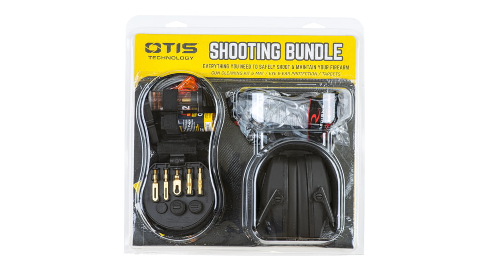 Otis Technology Shooting Bundle - Gun Cleaning w/Eyes, Ears &amp; Targets, FG-NSB-1