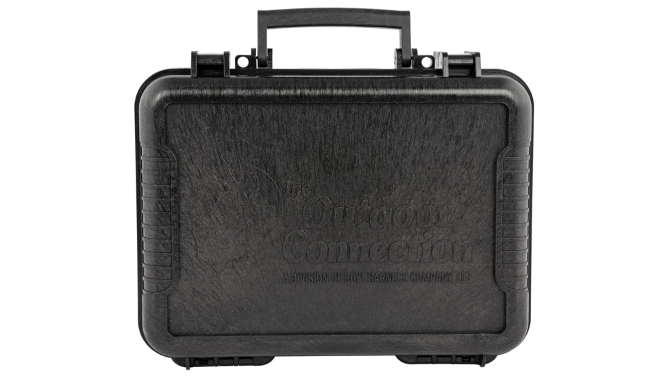 Outdoor Connection 10003 Molded Pistol Case Black Polypropylene
