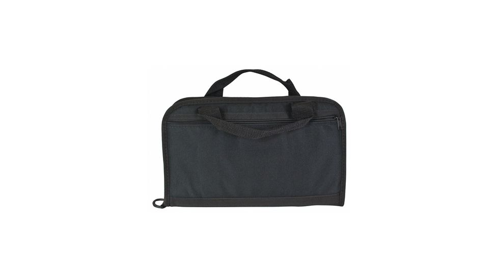Outdoor Connection Tactical Pistol Case With Inter Pocket Black Heavy Polyester 14 Inch CSPTAC45-28102
