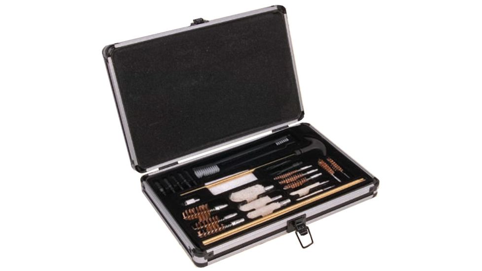 Outers Universal .22 And Up Aluminum Black Case - 28-pc